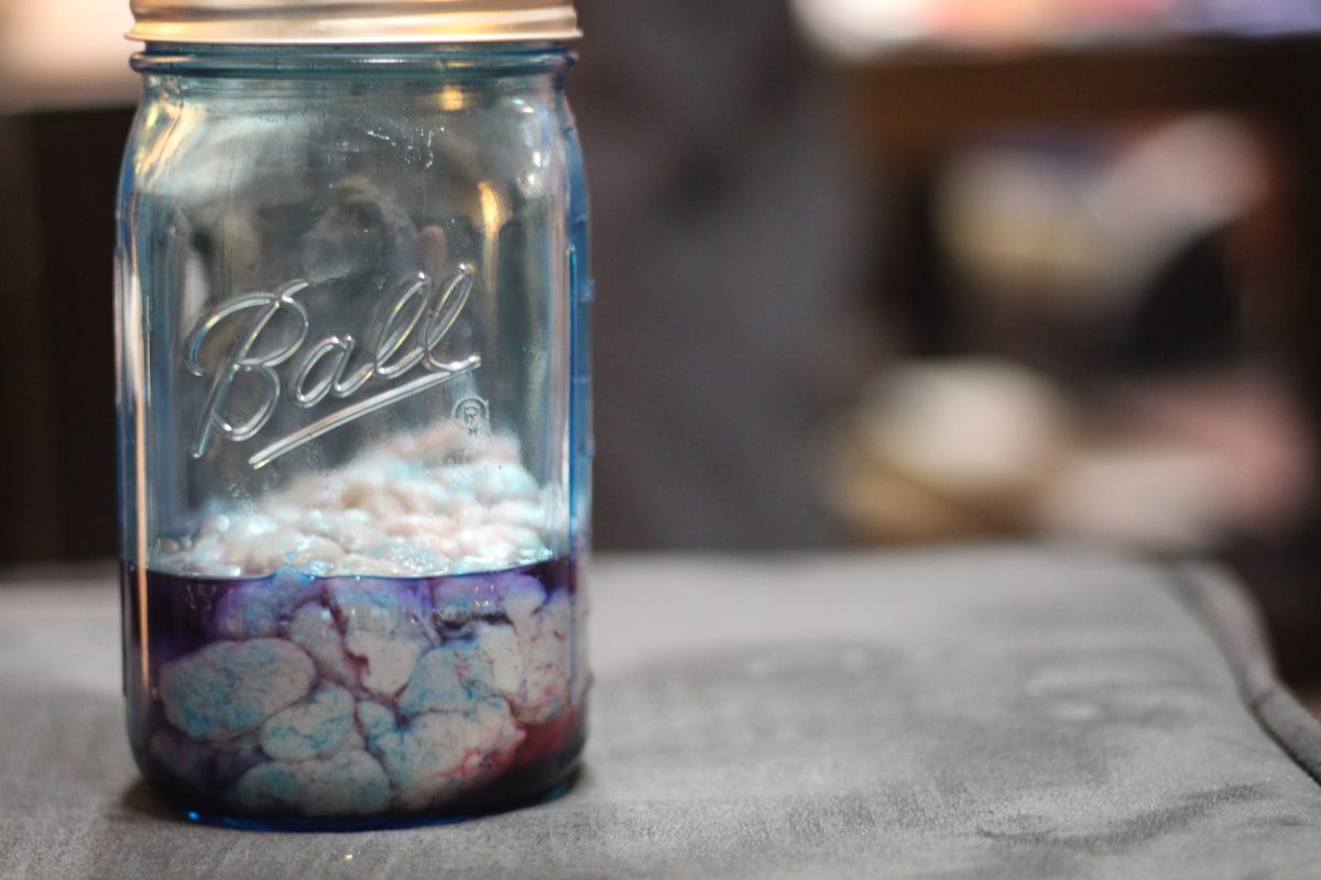 The Bodien gum ball is kept in a jar in Shack for the entirety of the school year. Photo by Brianna Shaw.