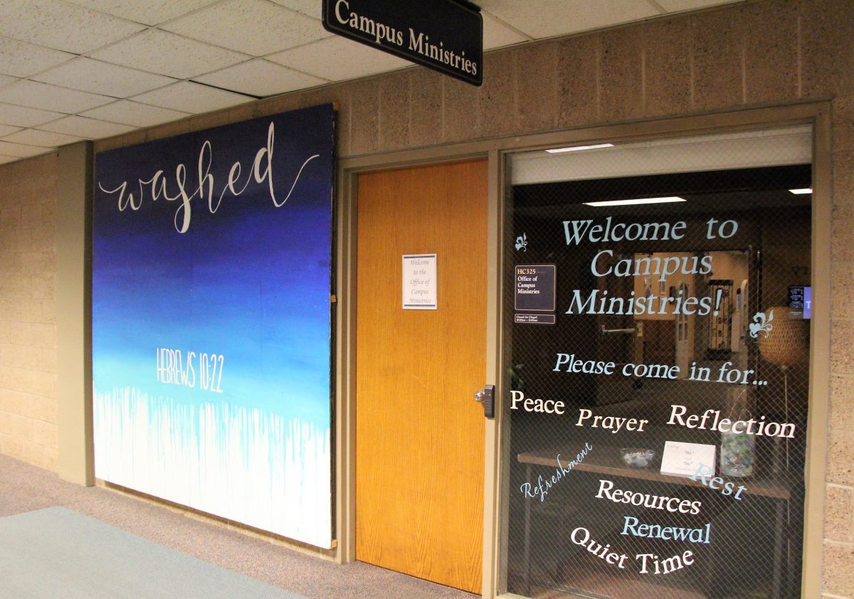 Bethel’s Campus Ministries office is located across from the library in HC325. | Photo by Callie Schmidt