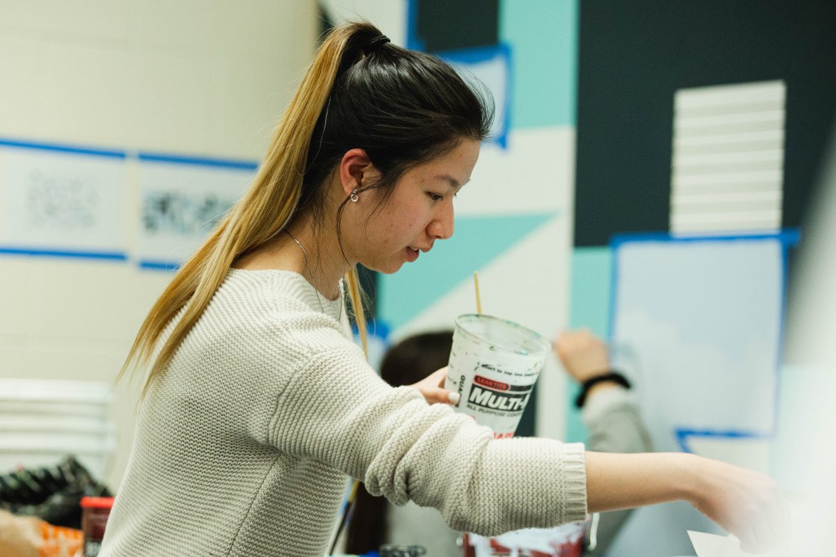 Student’s design comes to life in mural painted by Bethel community members