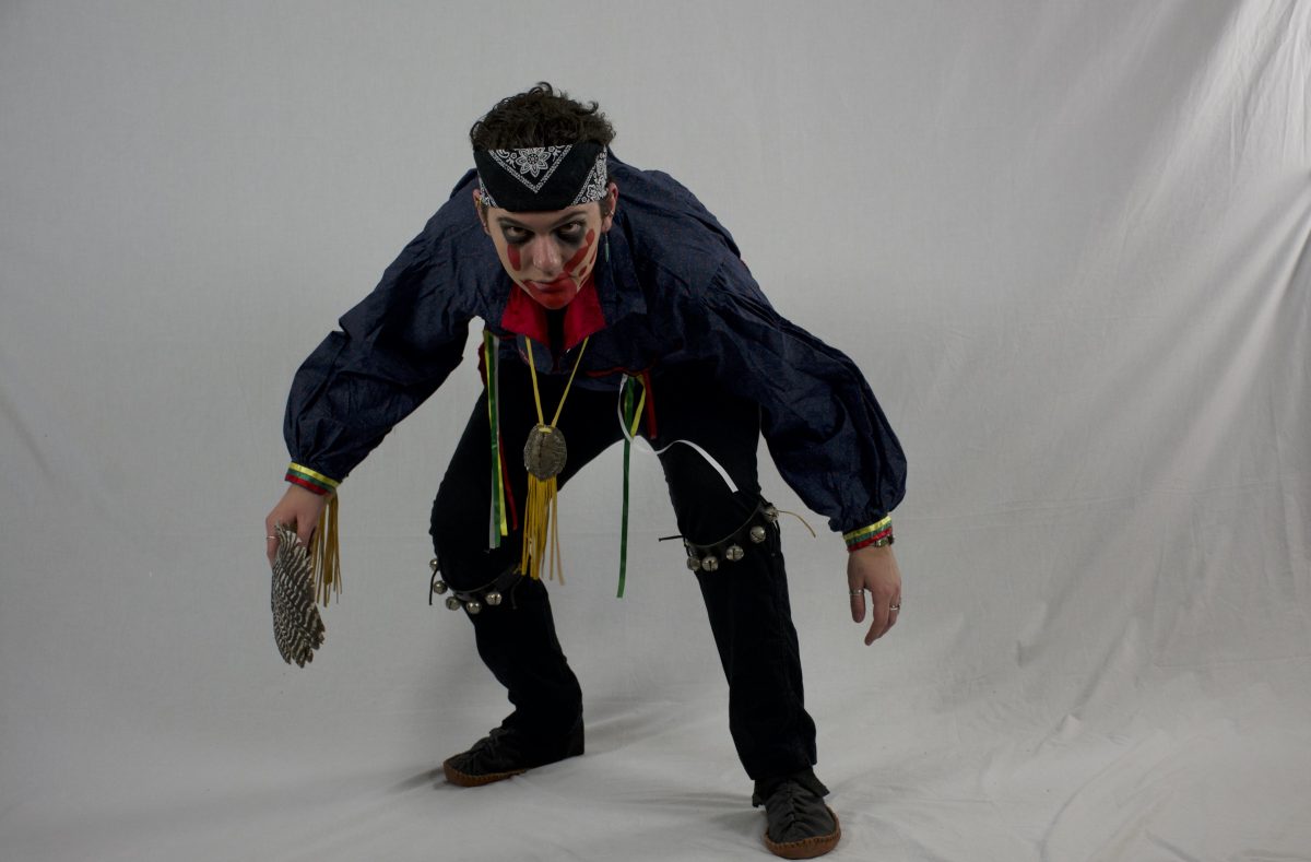 Bridger Foster wears the regalia of a classiclly trained dancer. | Photo by Bryson Rosell