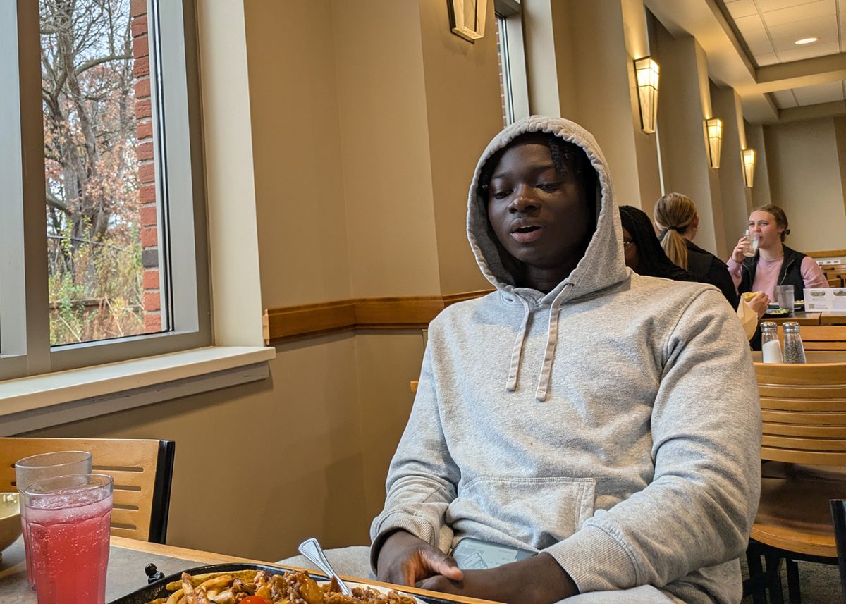 “My own Christian and personal beliefs.”                                                          –Stephen Antwi, sophomore 
business marketing major
